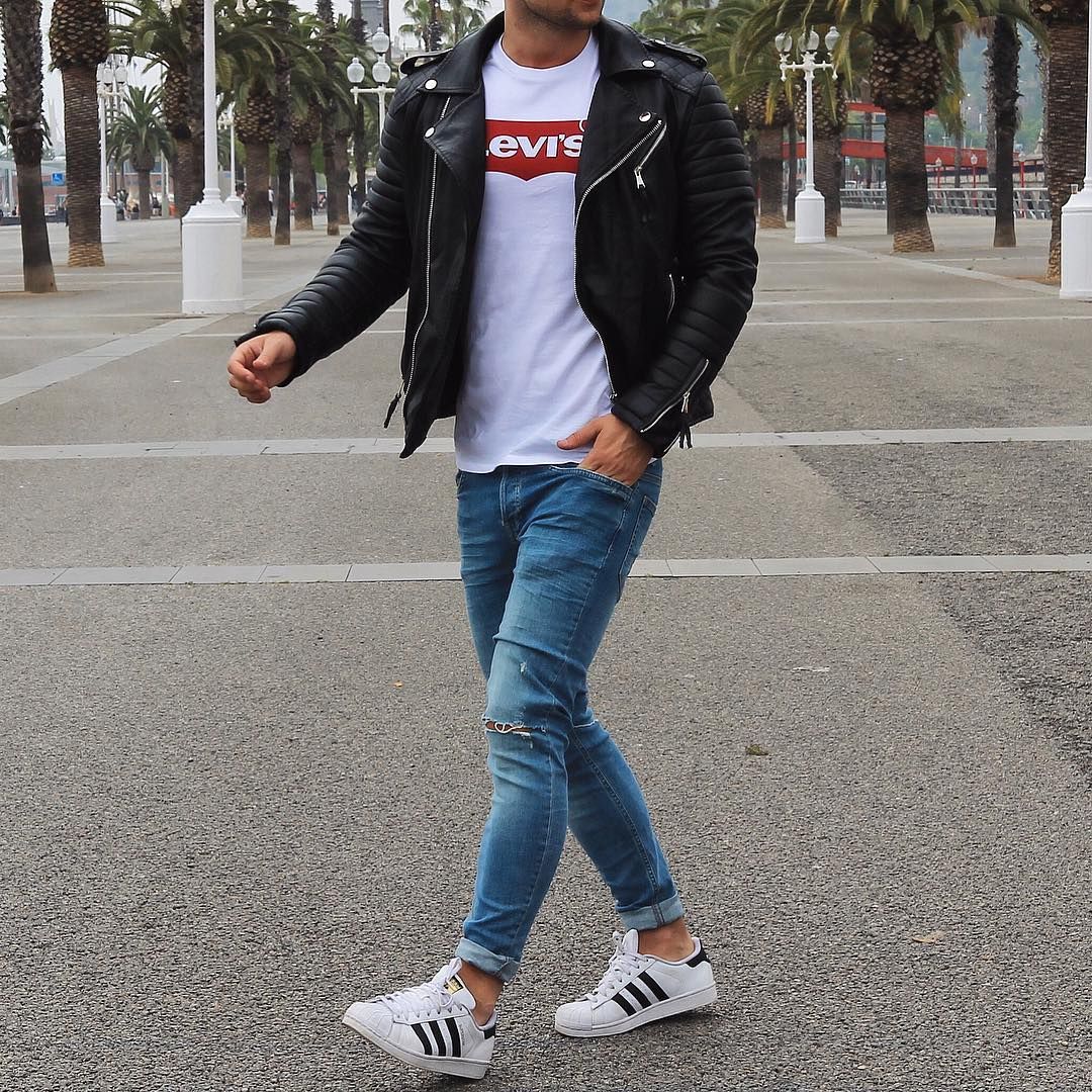 Adidas Superstar outfit men