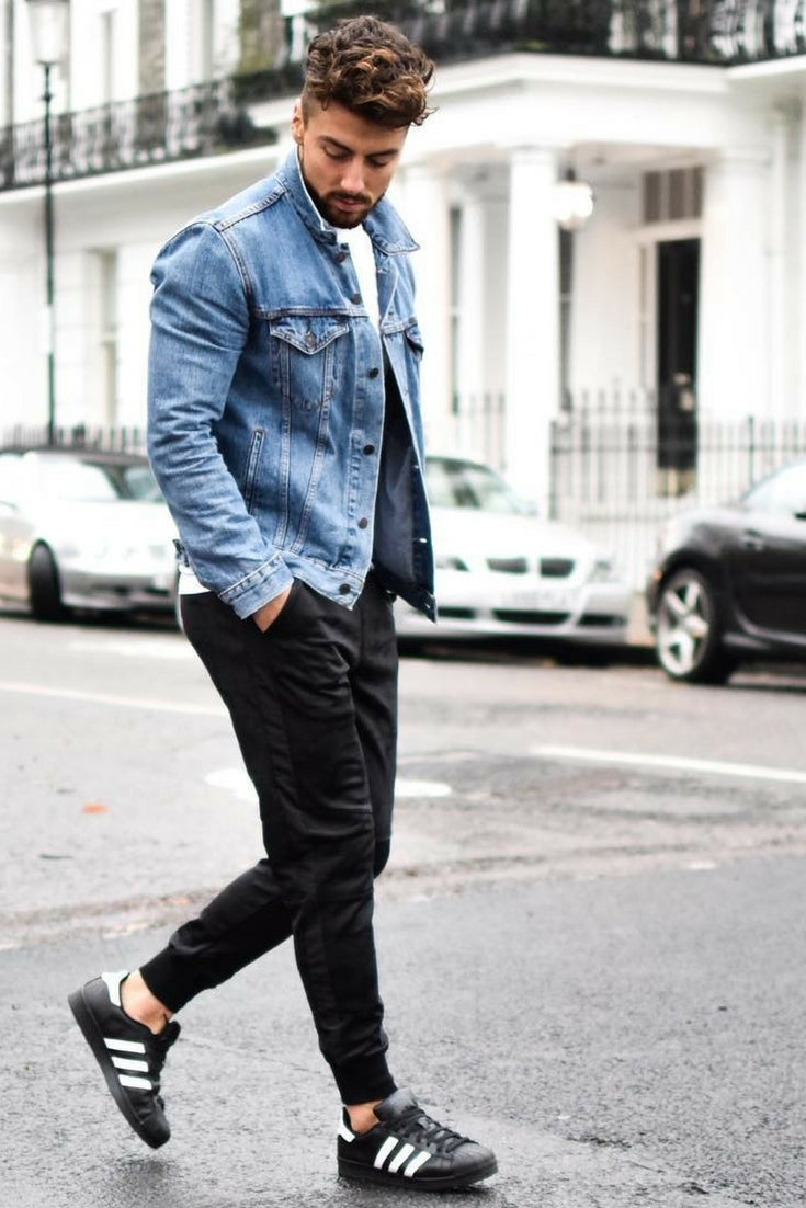 Mujskoy Style Jeans Jacket Style мужской