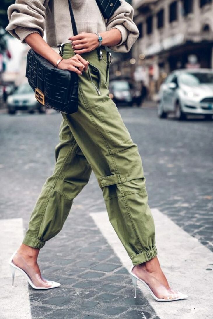 Брюки карго женские Street Style
