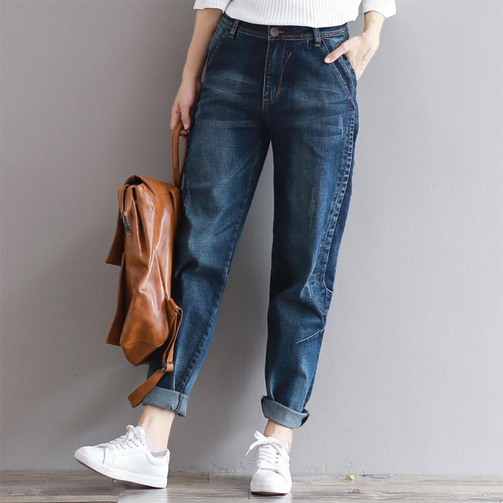 Модные широкие джинсы