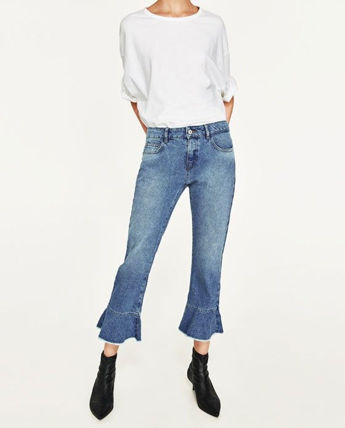Джинсы Slim Cropped Zara женские