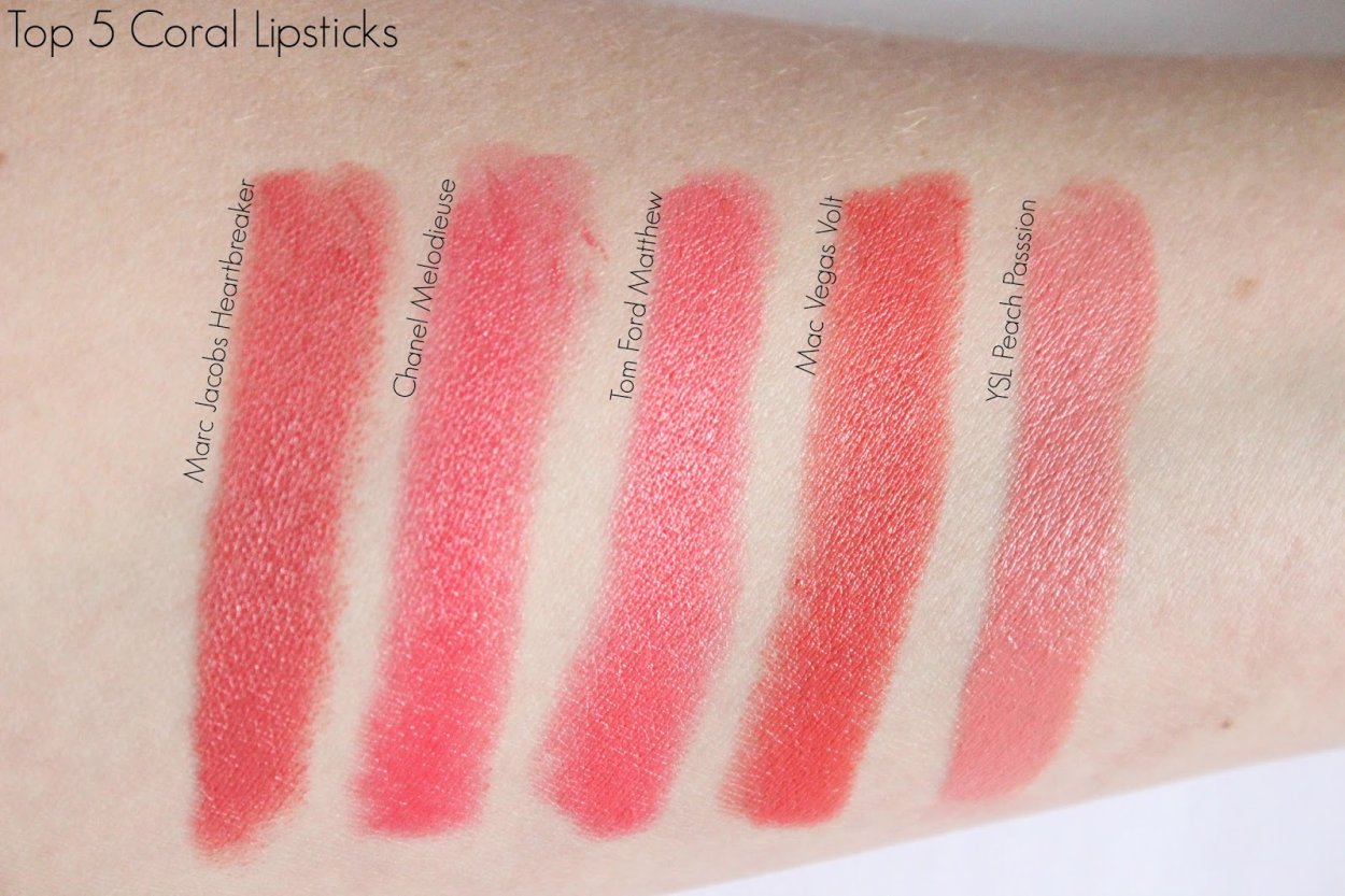 YSL помада Coral Spontini