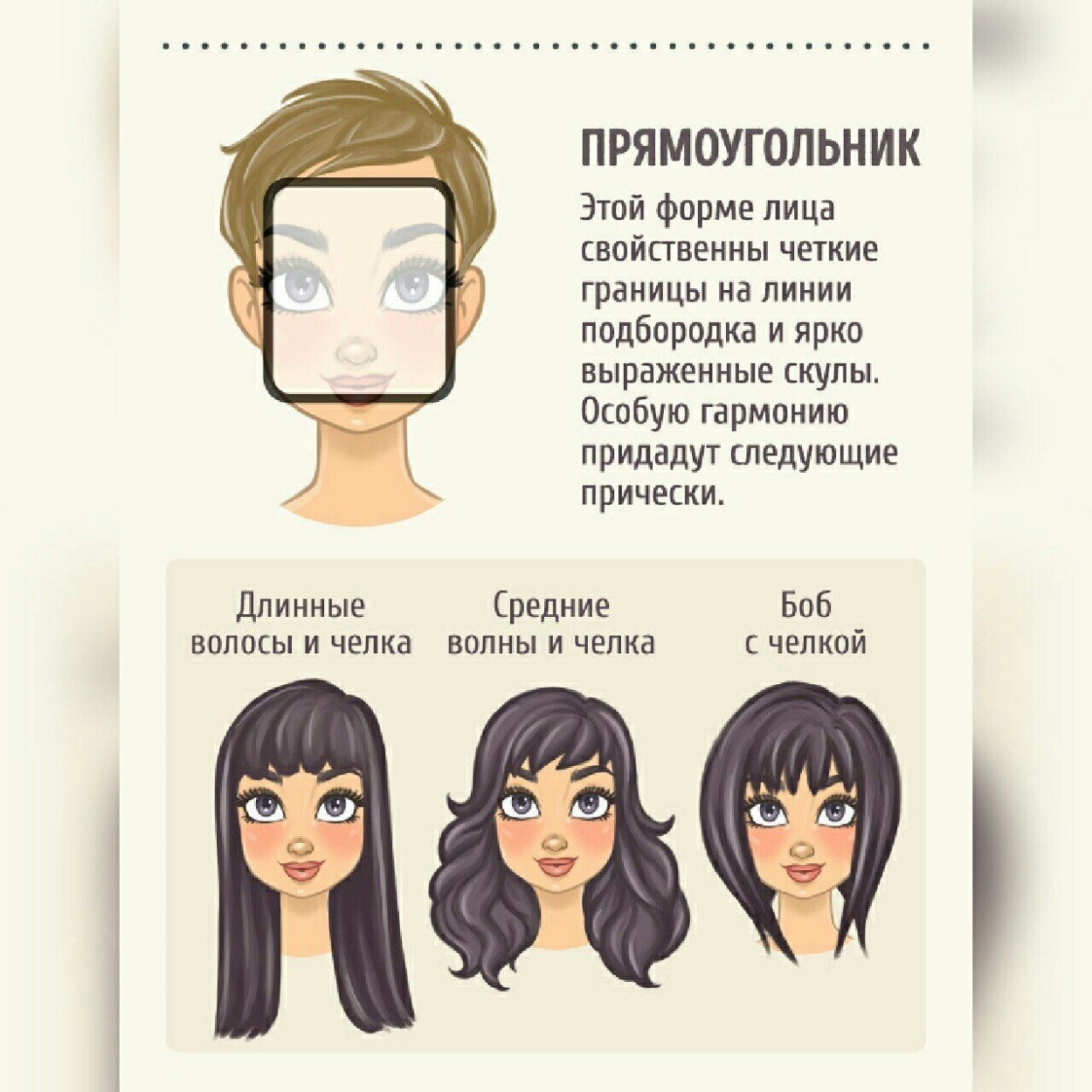 Стрижки для овального лица