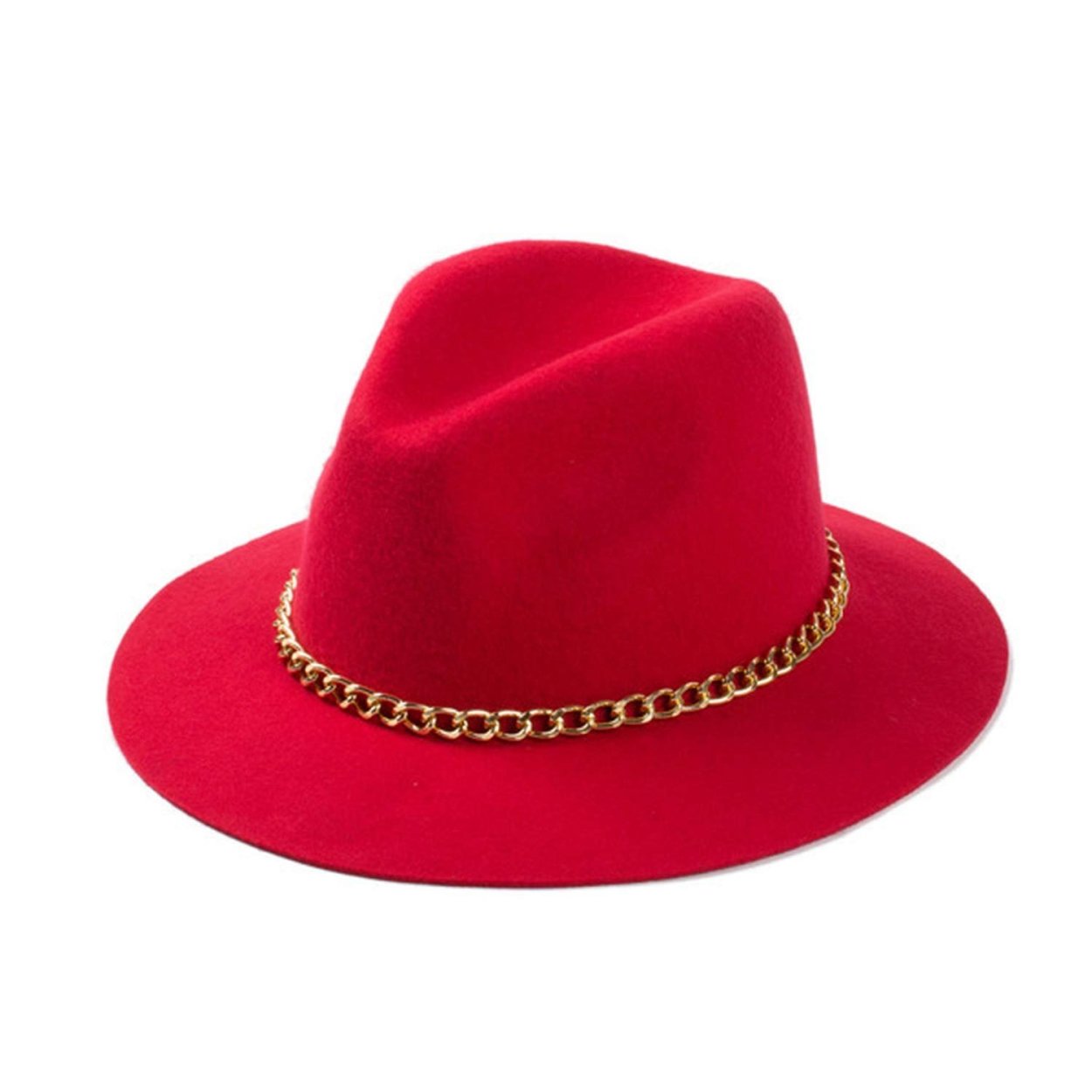 Красная женская шляпа