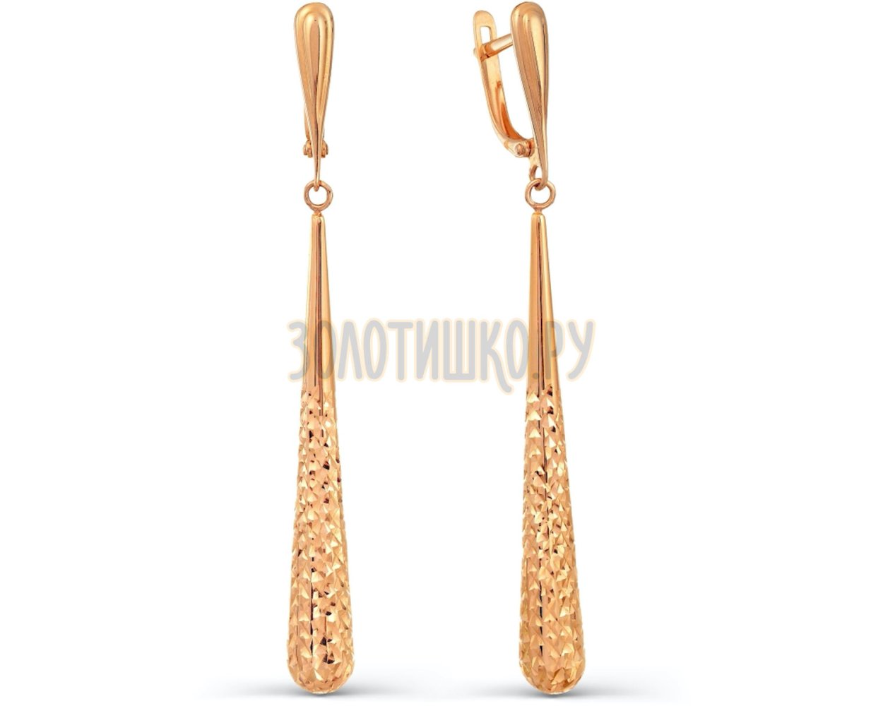 Серьги из красного золота (арт. Т130028609)