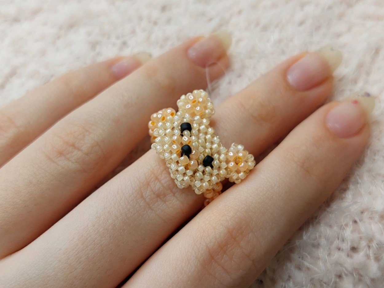 Самые красивые кольца из бисера