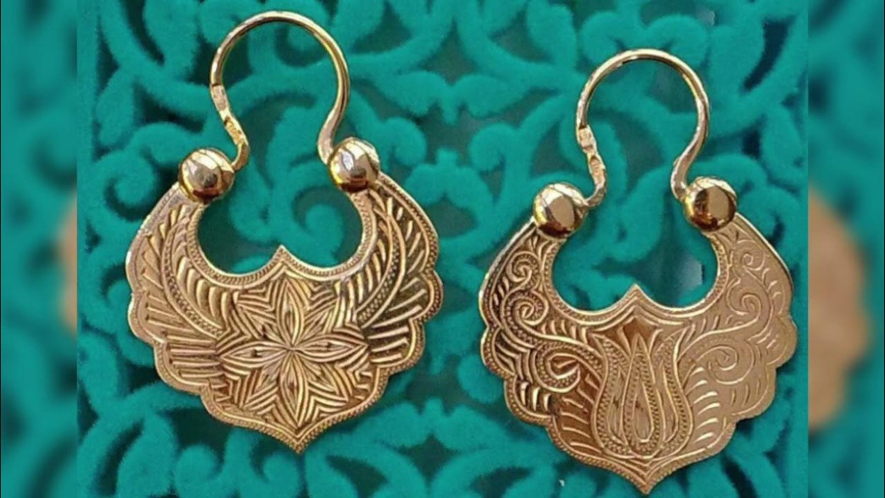 Калмыцкие национальные сережки