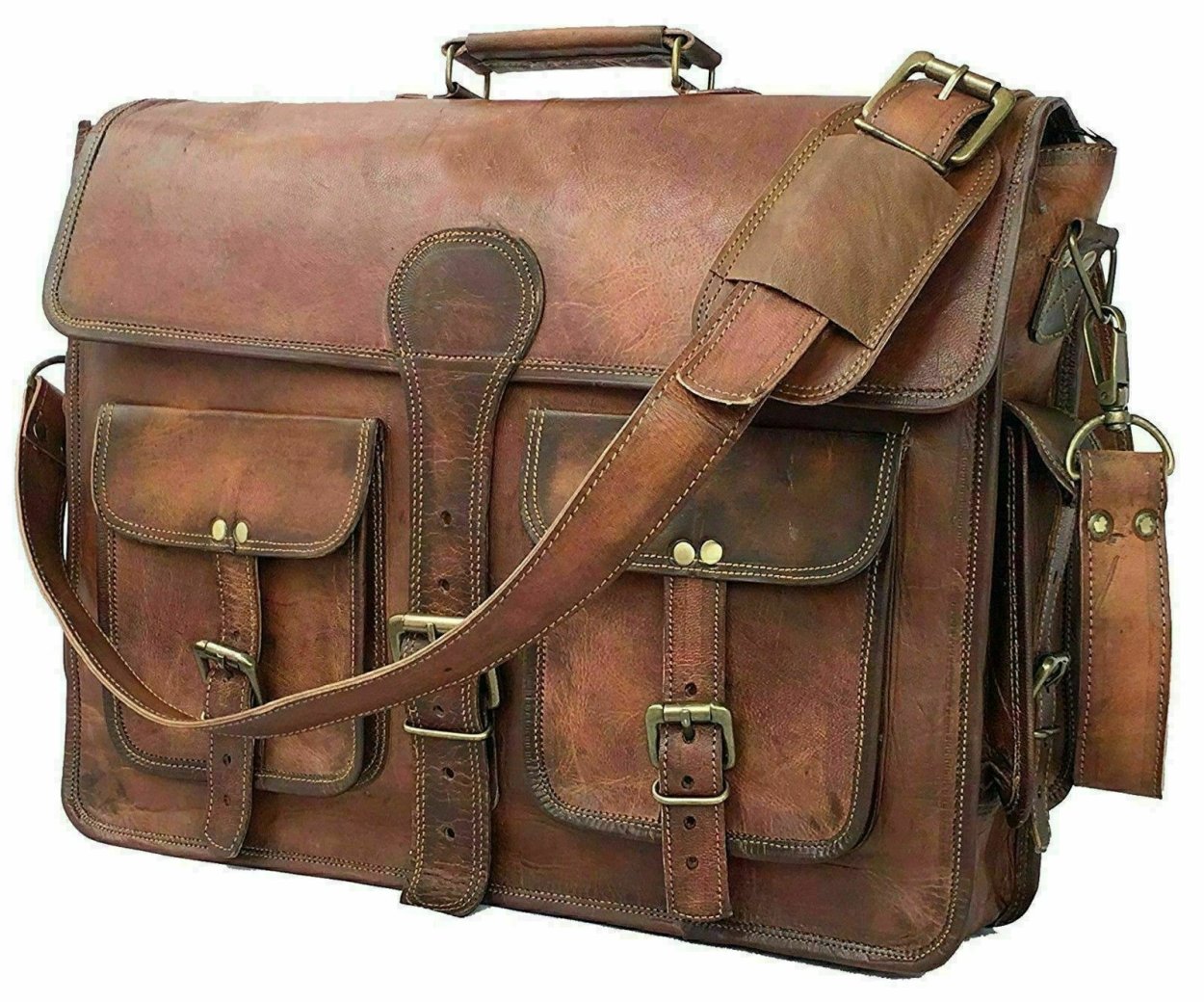 Сумка Briefcase Leather Satchel
