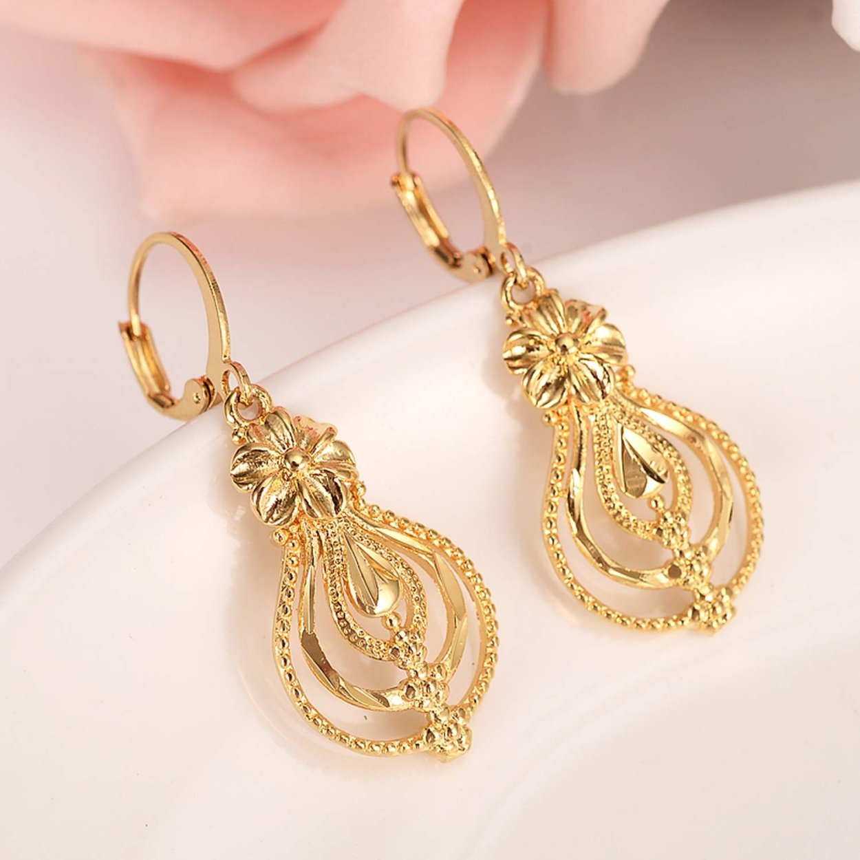 Серьги Earrings Kashmir Gold комплект