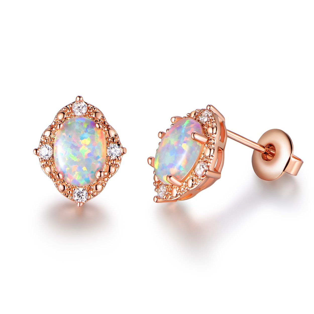 Серьги Tivola White Opal