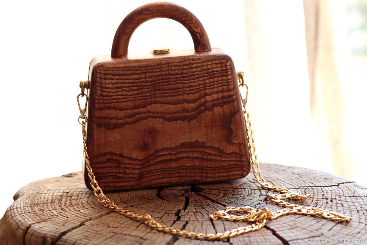 Wooden reticule сумки