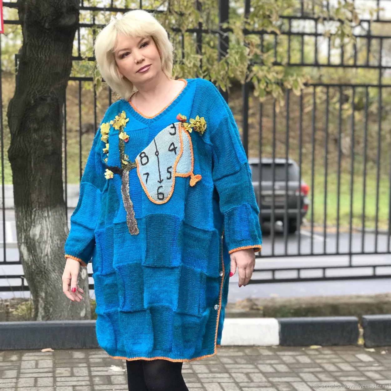 Платье из палантина
