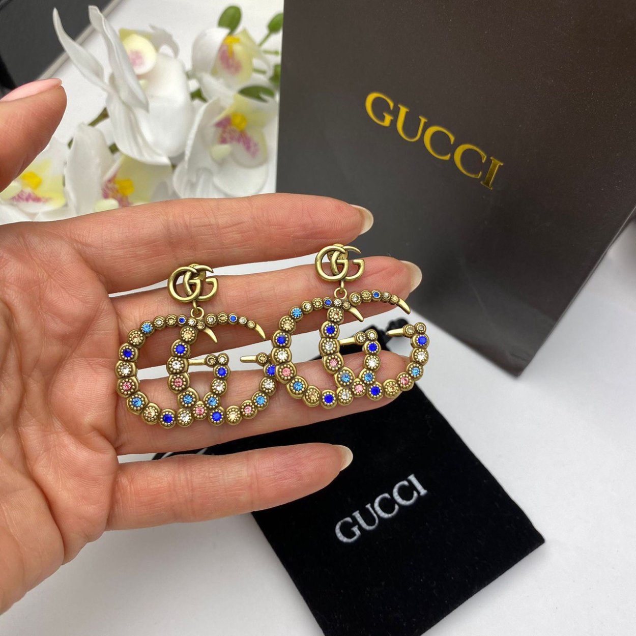 Серьги Gucci icon Blooms