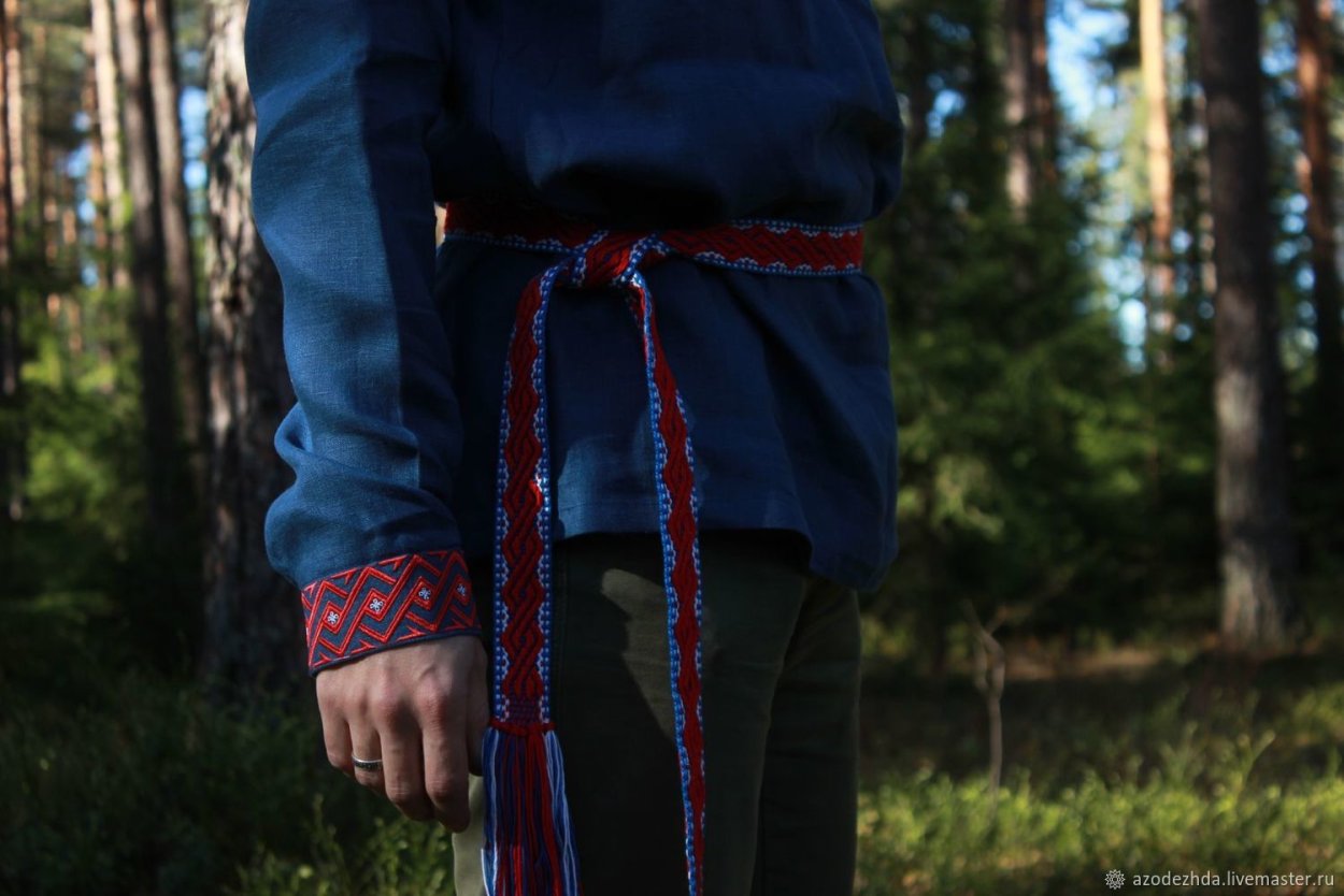 Славянский пояс мужской