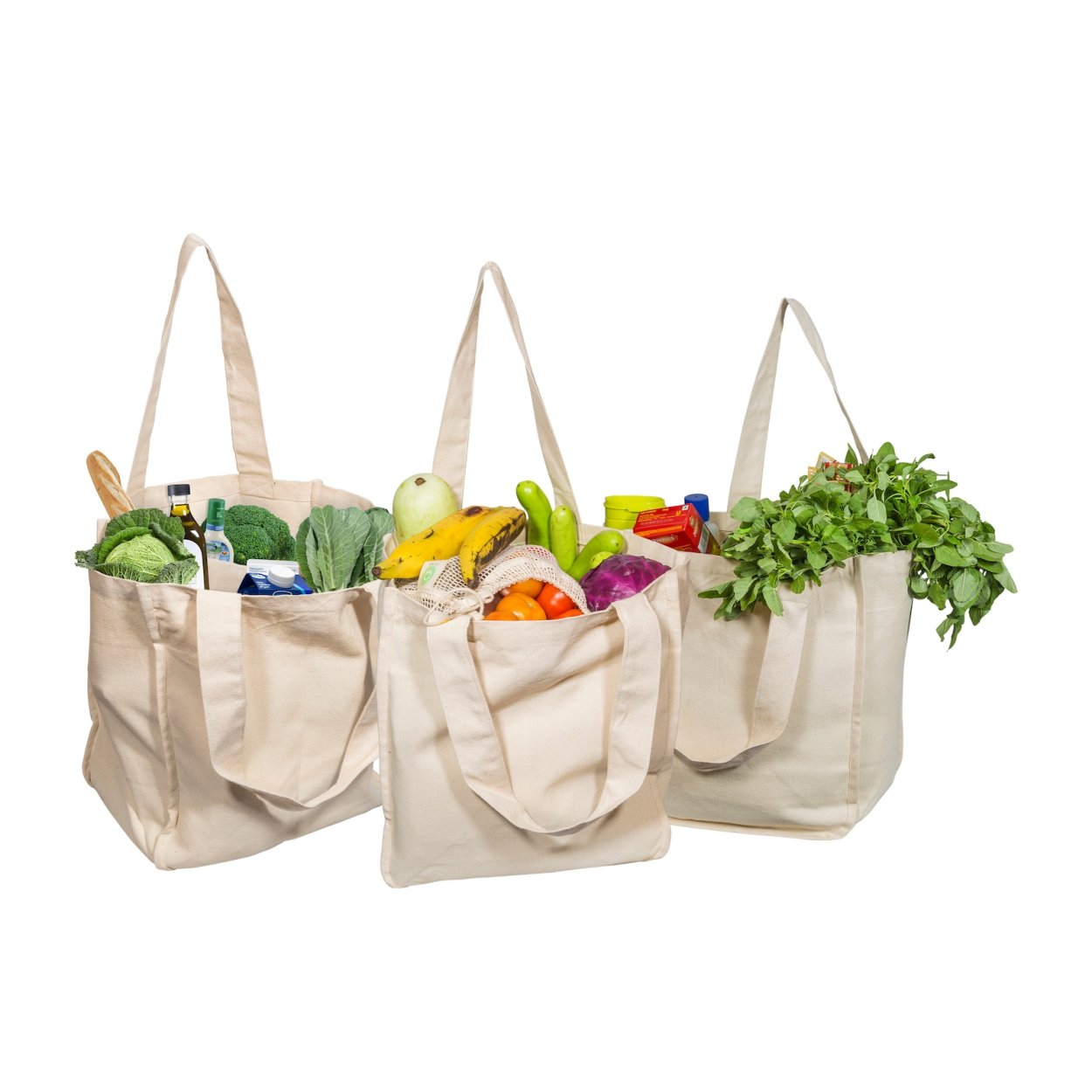 Тряпичные сумки для продуктов