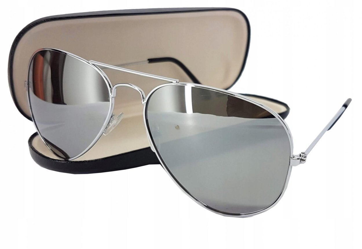Зеркальные очки Aviator