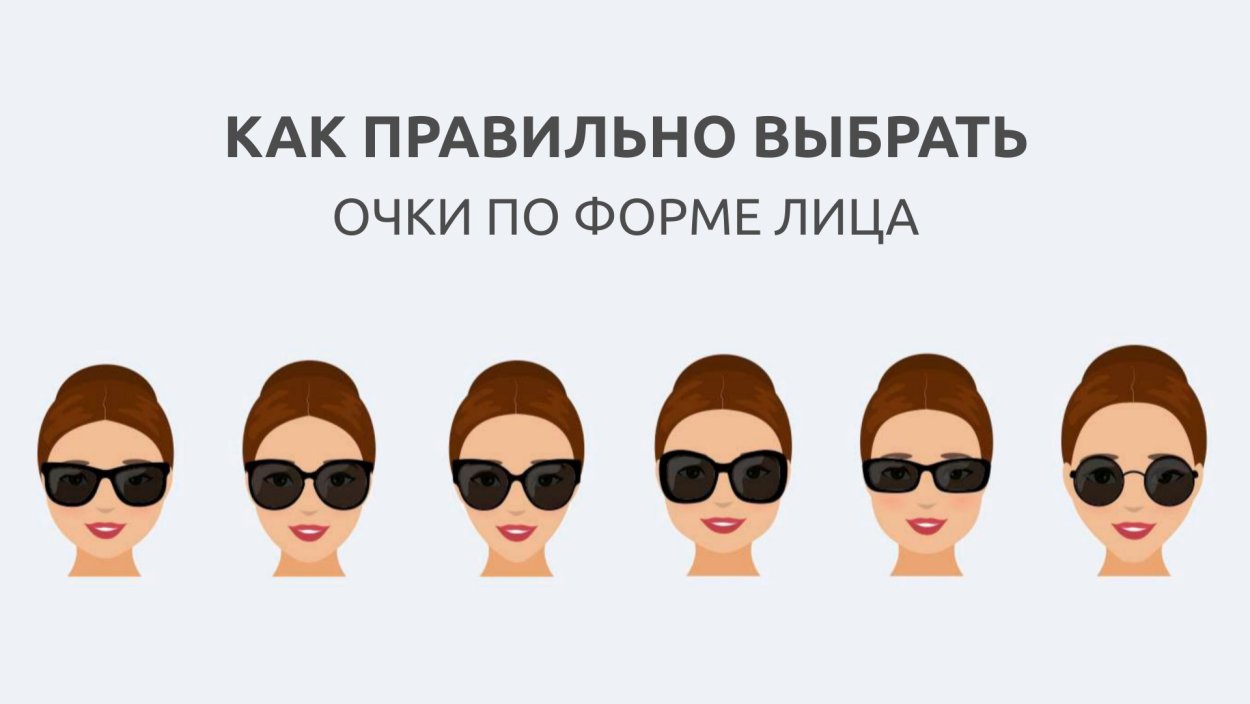 Солнцезащитные очки по форме лица