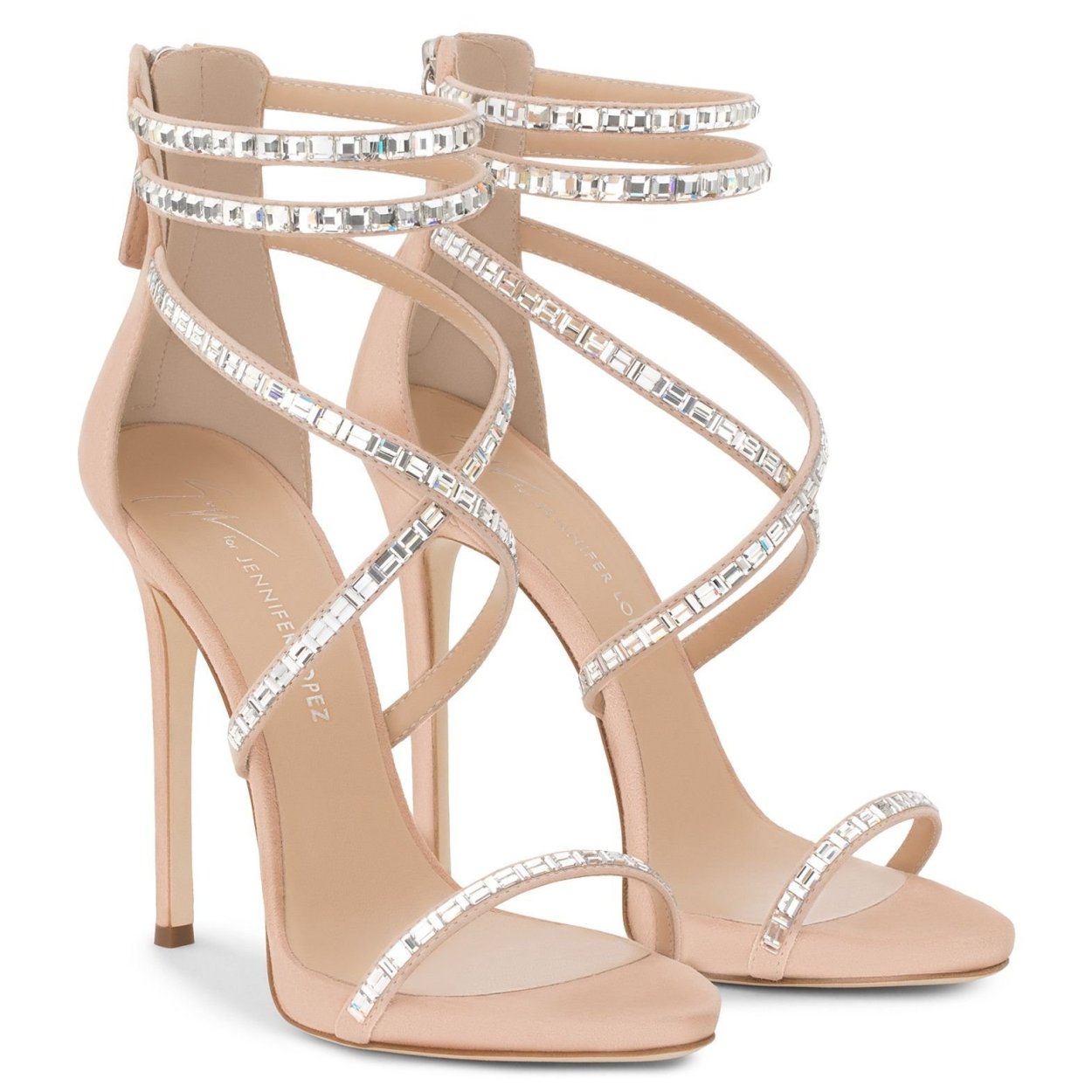 Giuseppe Zanotti босоножки со стразами
