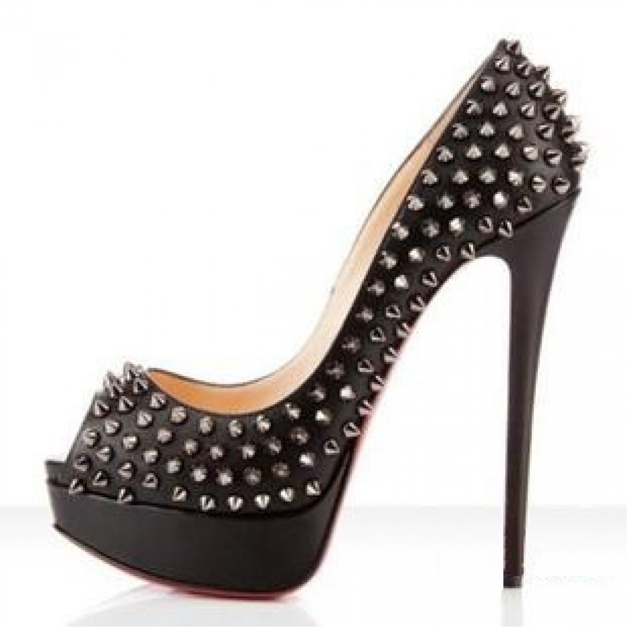 Christian louboutin Lady Peep 150 Gold