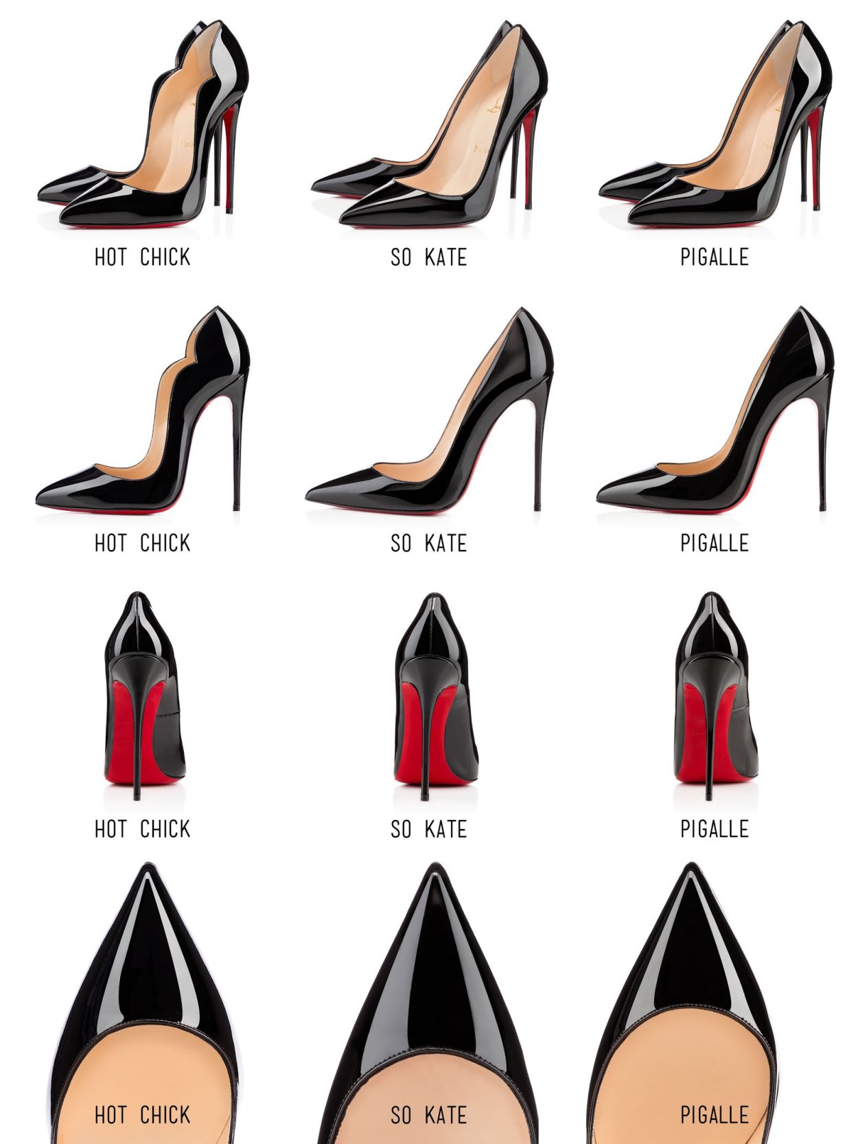 Christian louboutin модели туфель